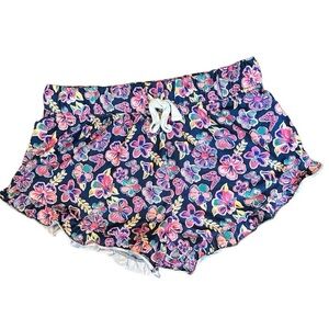 Simply Southern Floral Lounge Shorts Size Small